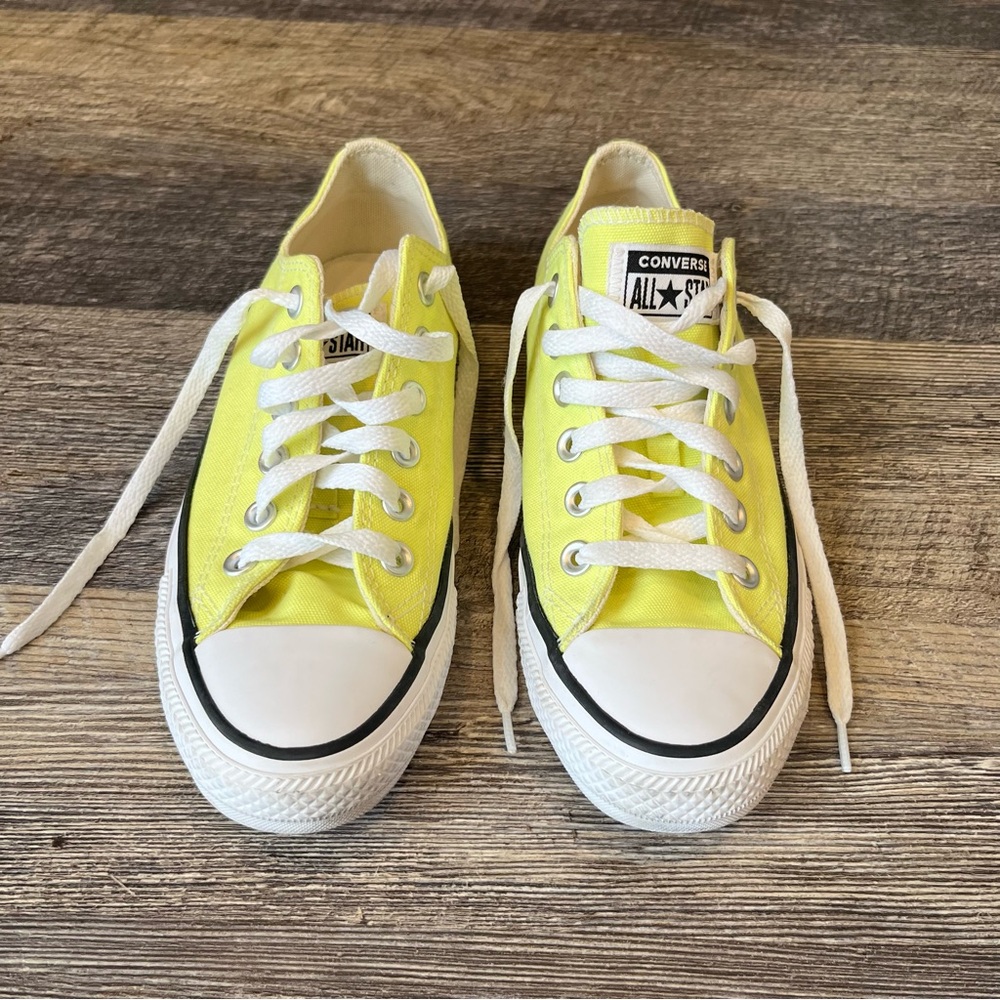 Converse All Star Low Tops neon yellow/highlighter green lemon/lime